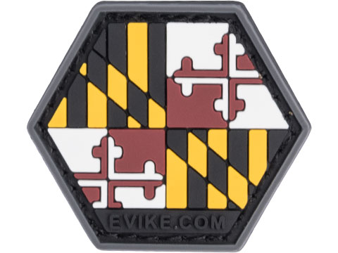Operator Profile PVC Hex Patch State Flag Series (Model: Maryland)