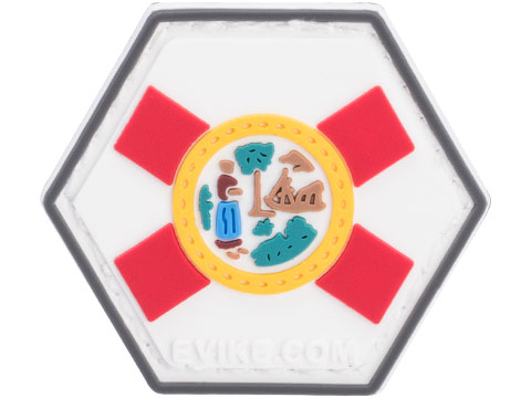 Operator Profile PVC Hex Patch State Flag Series (Model: Florida)