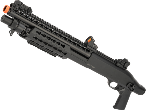 Secutor Arms Velites Spring Powered Airsoft Tri-Shot Shotgun (Model: S-II / Black)