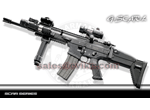 z G&G Full Metal MK16 ASC Light Full Size Airsoft AEG Rifle (Black)