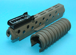 G&P M203 VN SCAR FACE Handguard For M16 Series Airsoft AEG - OD Green