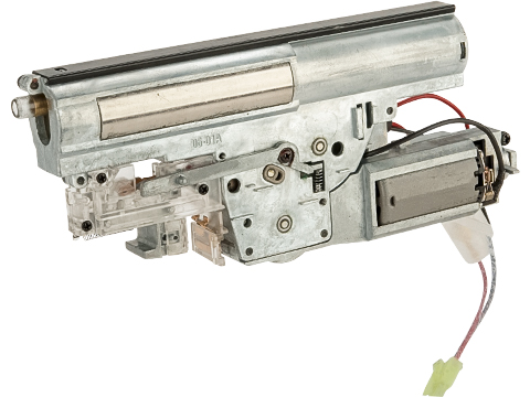 Complete Reinforced Gearbox with Motor for P90 Series Airsoft AEG (Model: High Power Motor)