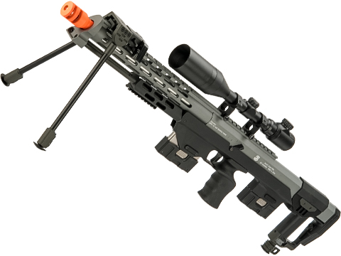 6mmProShop Spring Bolt Action Full Metal DSR-1 Advanced Bullpup Sniper Rifle (Color: Grey)