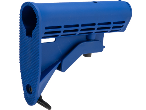 Matrix Training LE Style Stock for Airsoft M4 Series AEG Rifle (Color: Blue)