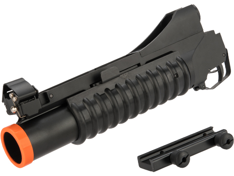 Matrix Full Metal 40mm M203 Airsoft Grenade Launcher for M4/M16 Series Airsoft Rifles (Model: Short / Black)