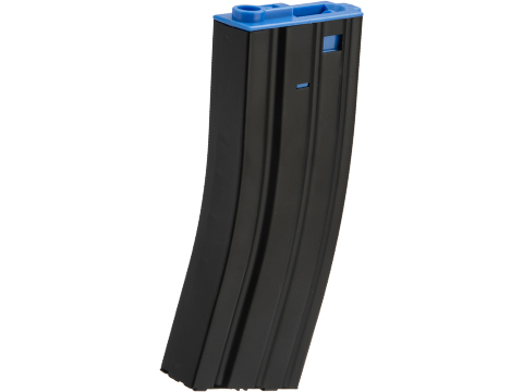 Matrix Metal 300rd Hi-Cap Magazine for M4/M16 Series Airsoft AEG Rifles (Color:  Blue)