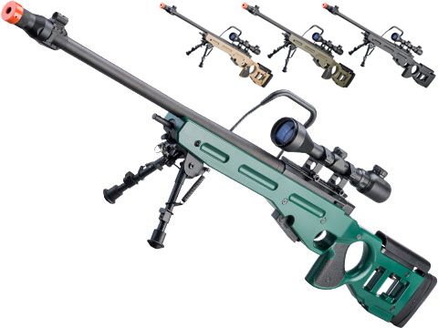 Snow Wolf SV-98 Bolt Action Airsoft Sniper Rifle (Color: Russian Green)