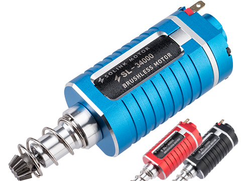 Solink Motor SX-1 Brushless Airsoft AEG Motor w/ Selectable RPM (Model: 34000RPM / Long)