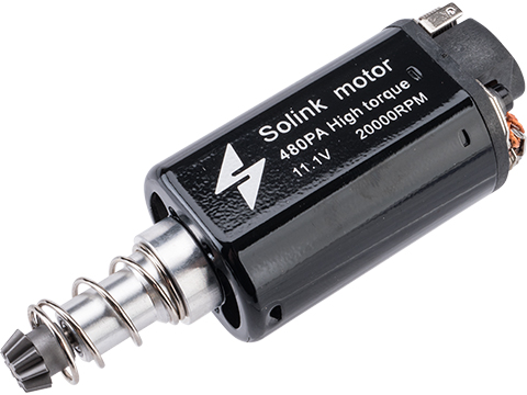 Solink Motor 480PA Super High Torque Motor for Airsoft AEG Rifles (Model: 20K RPM / Long Type)