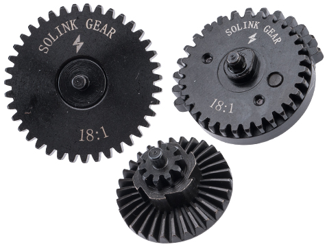 Solink Motor High Speed CNC Steel Gear Set for Airsoft AEG Rifles 