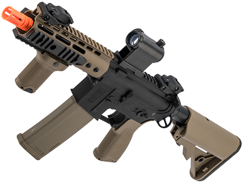 Specna Arms EDGE Series M4 AEG w/ GATE X-ASR MOSFET (Model: PDW Keymod / 2-Tone Black & Tan)