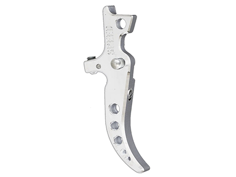 SPEED Airsoft Special Edition Externally Tunable Trigger for M4 AEG Airsoft Rifles (Color: Silver / Curved)