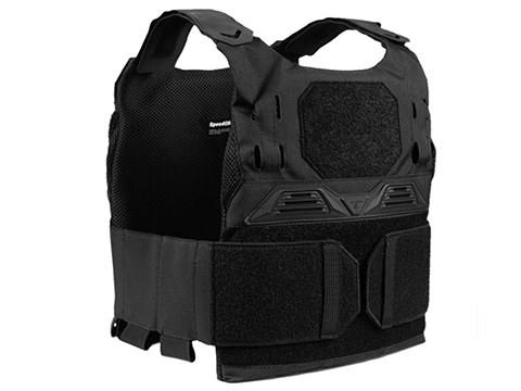 SpeedQB Atom Modular Plate Carrier (Color: Black), Tactical Gear ...