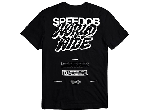 SpeedQB Worldwide V2 Short Sleeve T-Shirt (Color: Black / Medium)