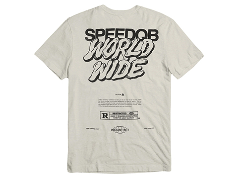 SpeedQB Worldwide V2 Short Sleeve T-Shirt (Color: Off White / Large)