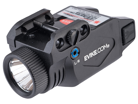 Evike.com X Speras 500 Lumen WL20 Compact Pistol Flashlight w/ Green Laser