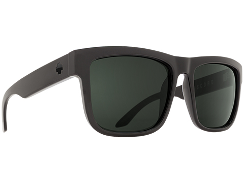 Spy Optic Discord Sunglasses (Color: Black Frame / HD Plus Gray Green Lens)