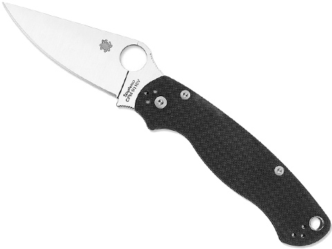 Spyderco PARA MILITARY� 2 Lightweight G10 Folding Knife (Model: Plain Edge / Black)