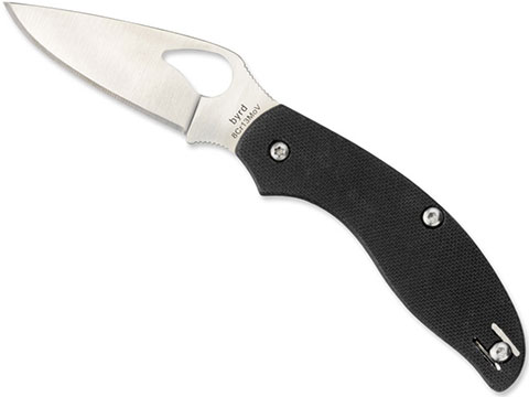 byrd TERN Folding Knife (Model: Plain Edge / Black G10)