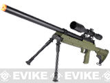 Matrix ASR SR-2 Shadow Op Bolt Action Airsoft Sniper Rifle w/ LE Stock & Bipod (Model: OD Green + 3-9x40 Scope)