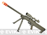 6mmProShop Barrett Licensed M99 Bolt Action Airsoft Long Range Sniper Rifle (Package: Desert / Add 3-9x50 Scope)