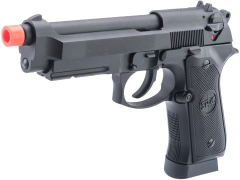 SRC M9 A1 SR-92 Select Fire Gas Blowback Full Metal Airsoft Pistol (Color: Black)