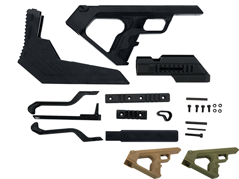 SRU 3D Printed Bullpup Conversion kit for WE-Tech MK17  Gas Blowback Rifle 