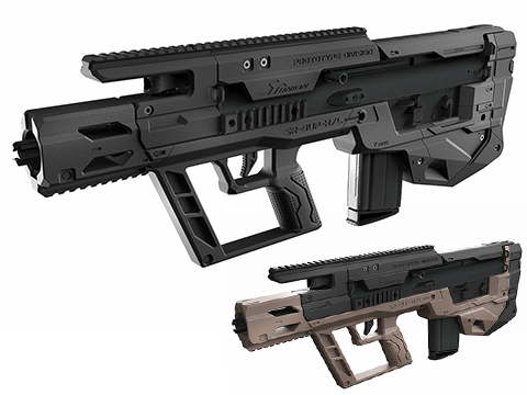 SRU 3D Printed Bullpup Conversion Kit for Tokyo Marui SCAR-L/H Airsoft AEG Rifles 