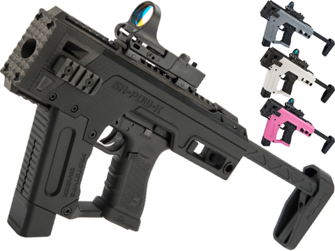 SRU PDW Carbine Kit with Elite Force GLOCK 17 Airsoft Pistols 