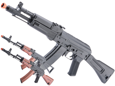 Matrix / S&T Stamped Steel AK Airsoft AEG Rifle w/ G3 Electronic Trigger QD Spring Gearbox (Model: AK-105 / Black)