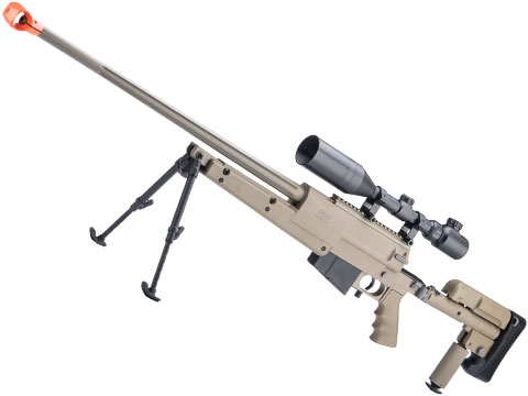 6mmProShop PGM Gas Powered Airsoft Sniper Rifle (Color: Tan)