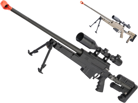  bbtac bt59 airsoft sniper rifle bolt action type 96 airsoft  gun with 3x rifle scope and aluminum bipod(Airsoft Gun) : Sports & Outdoors