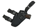 Matrix Deluxe Tactical Thigh Holster (Color: Black / Left)