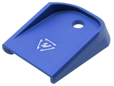 Strike Industries Aluminum Magazine Base Plate for GLOCK Pistols (Color: Blue)