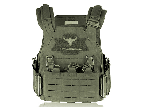 Tacbull Modular Quick Release Tactical Plate Carrier (Color: OD Green)