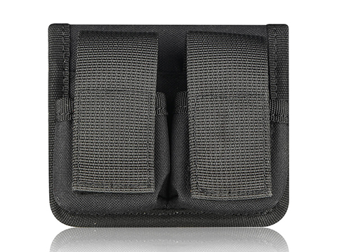 Tacbull Double Revolver Speed Loader Pouch (Color: Black)