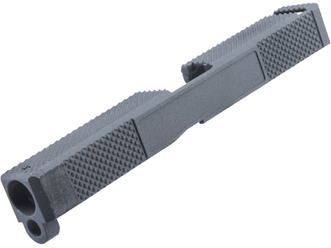 Tapp Airsoft Dark Side Precision Defender Series Slide w/ Custom Cerakote for ISSC M22, SAI BLU, Lonewolf, & Compatible Airsoft Gas Blowback Pistol (Color: Sniper Grey)