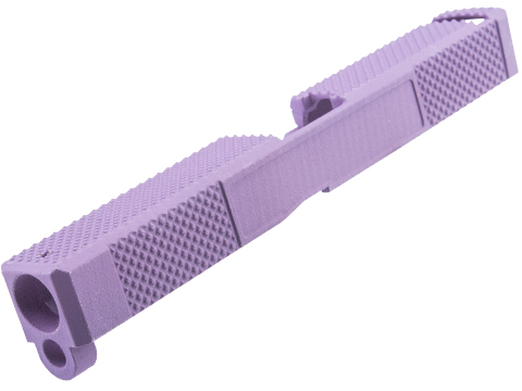 Tapp Airsoft Dark Side Precision Defender Series Slide w/ Custom Cerakote for ISSC M22, SAI BLU, Lonewolf, & Compatible Airsoft Gas Blowback Pistol (Color: Bright Purple)