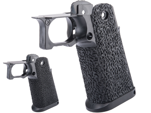 Tapp Airsoft 3D Printed Rogue Capa Stippled Grip w/ Custom Cerakote for Hi-CAPA Gas Blowback Airsoft Pistols 