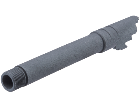 Tapp Airsoft 3D Printed Threaded Barrel w/ Custom Cerakote for Tokyo Marui 1911 Gas Blowback Airsoft Pistols (Color: Sniper Grey)