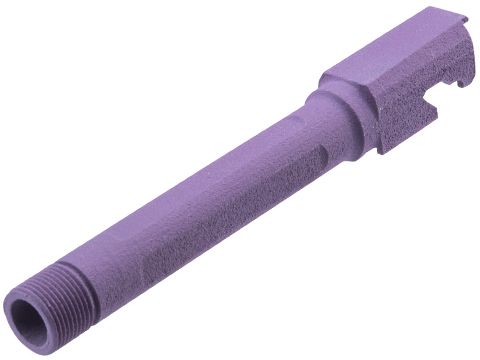 Tapp Airsoft 3D Printed Threaded Barrel w/ Custom Cerakote for Tokyo Marui P226 Gas Blowback Airsoft Pistols (Color: Bright Purple)