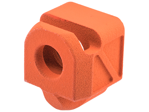 Tapp Airsoft 3D Printed 14mm Negative Stubby Compensator w/ Custom Cerakote for Gas Blowback Airsoft Pistols (Color: Hunter Orange)