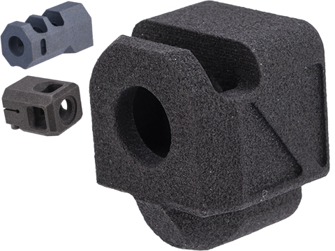 Tapp Airsoft 3D Printed Compensator for Elite Force / UMAREX GLOCK Airsoft Gas Blowback Pistols 