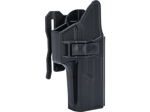 TEGE Injection Molded Hard Shell Pistol Holster (Model: GLOCK 17, 22, 31 Gen 1-5 / Right Hand / MOLLE Attachment)
