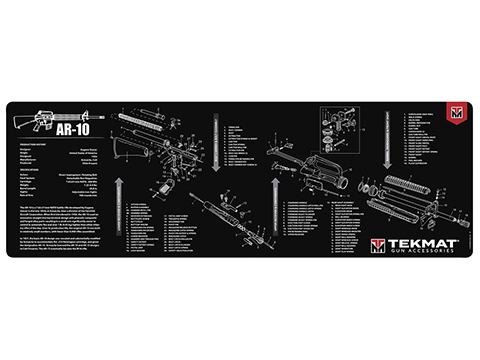 TekMat Armorer's Ultra Bench Gun Cleaning Mat (Model: AR-10)