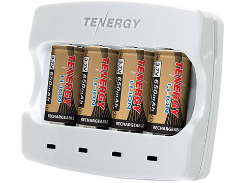 Tenergy 3.7v RCR123A Battery (Package: Set of 4 / Arlo USB Input LED ...