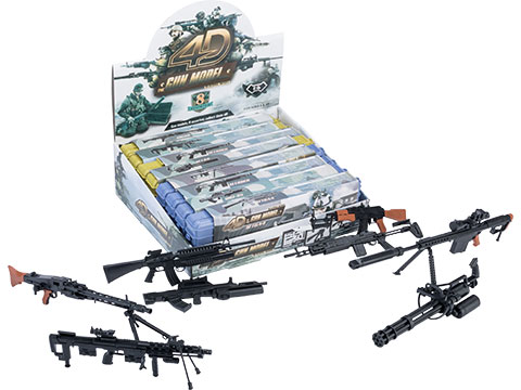 Tengyang 1/6th Scale Model Assorted Gun Pack (Model: Heavy Weapons w/ Miniature Carrying Cases)