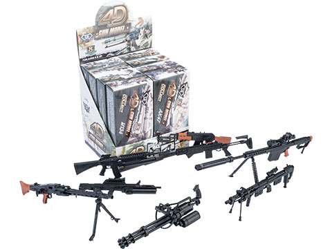 Tengyang 1/6th Scale Model Assorted Gun Pack (Model: Heavy Weapons w/ Miniature Display Stands)