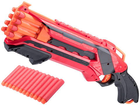 XHERO Hand Cannon Pump Action Foam Dart Gun Pistol (Color: Red Team)