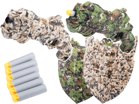 XHERO Military Series Camouflage Foam Dart Gun and Shield Set 